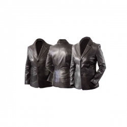 Leather coat